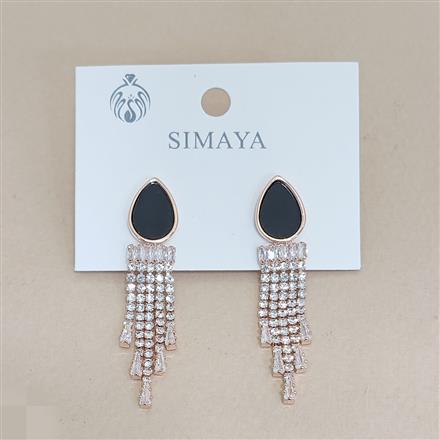 Western Short Earring With Gold Rhodium Rose Gold Plating