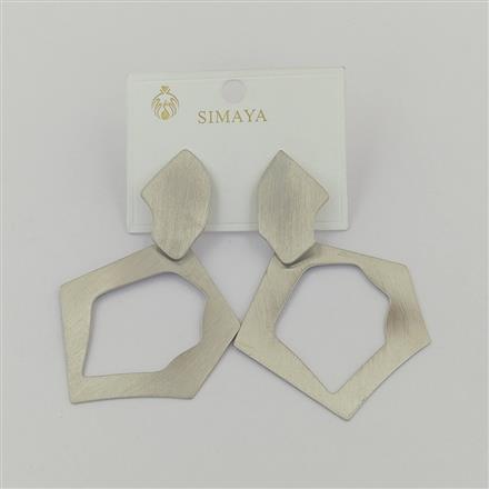 Western Classic Earring With Rhodium Plating