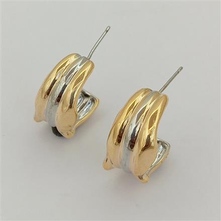 Western Classic Earring With 2 Tone Plating