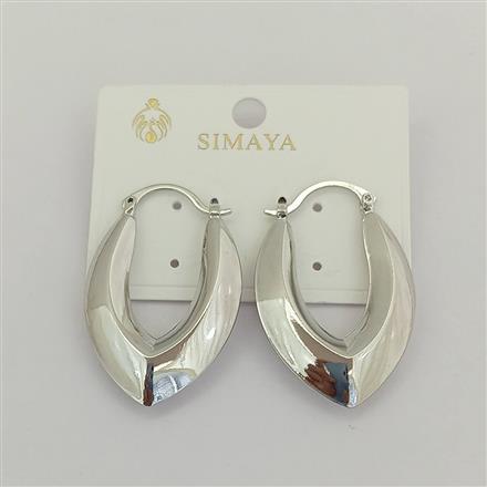 Western Classic Earring With Rhodium Plating