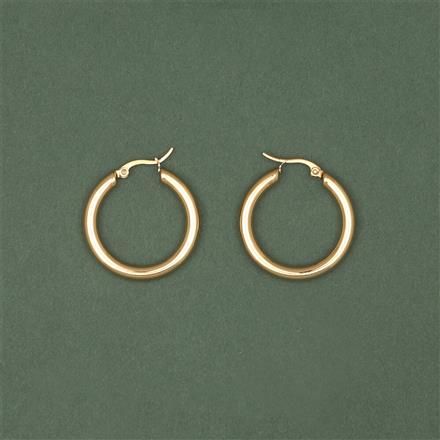 Steel Anti Tarnish Hoops