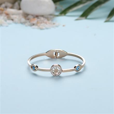 Western Anti Tarnish Evil Eye Kada