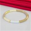 Western Stretchable Bracelet with Gold Plating