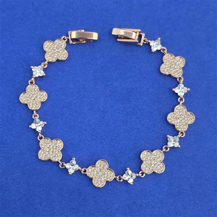 Western Openable Bracelet With Rose Gold Plating Gold Plating Rhodium Plating