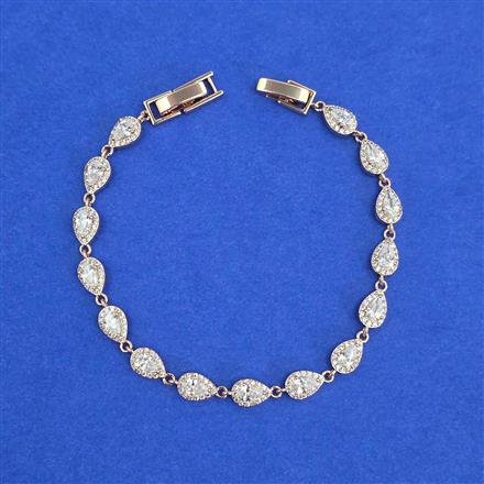 Western Openable Bracelet With Rose Gold Plating Gold Plating