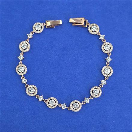 Western Openable Bracelet With Rose Gold Plating Gold Plating Rhodium Plating