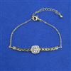 Western Adjustable Bracelet With Gold Plating Rhodium Plating