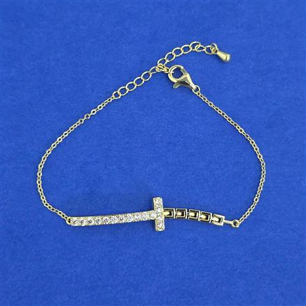 Western Adjustable Bracelet With Gold Plating Rhodium Plating