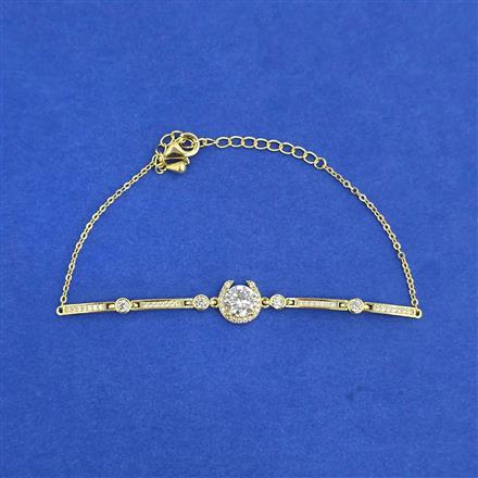 Western Adjustable Bracelet With Gold Plating Rhodium Plating