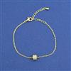 Western Adjustable Bracelet With Gold Plating Rhodium Plating
