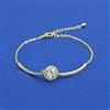 Western Adjustable Bracelet With Gold Plating Rhodium Plating