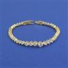 Western Openable Bracelet With Gold Plating Rhodium Plating