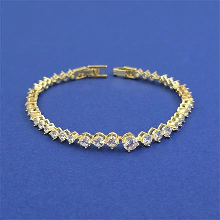 Western Openable Bracelet With Gold Plating Rhodium Plating