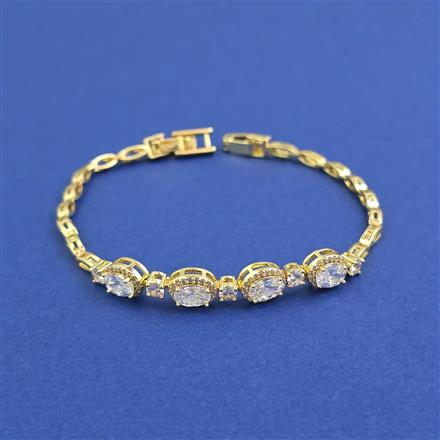 Western Openable Bracelet With Gold Plating Rhodium Plating