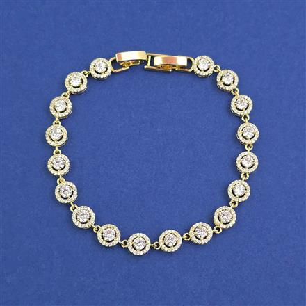 Western Openable Bracelet With Gold Plating Rhodium Plating