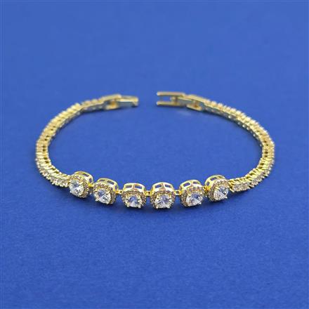 Western Openable Bracelet With Gold Plating Rhodium Plating