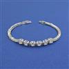 Western Openable Bracelet With Gold Plating Rhodium Plating