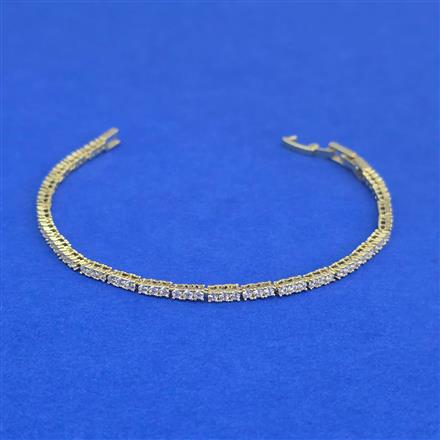 Western Openable Bracelet With Gold Plating Rhodium Plating