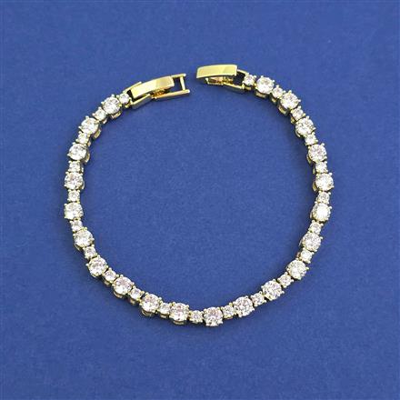 Western Openable Bracelet With Gold Plating Rhodium Plating
