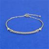 Western Adjustable Bracelet With Gold Plating Rhodium Plating
