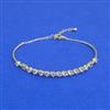 Western Adjustable Bracelet With Gold Plating Rhodium Plating