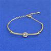 Western Adjustable Bracelet With Gold Plating Rhodium Plating