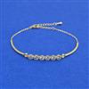 Western Adjustable Bracelet With Gold Plating Rhodium Plating