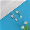 Western Short Earring With Rose Gold Plating Rhodium Plating Gold Plating