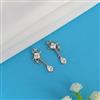 Western Short Earring With Rose Gold Plating Rhodium Plating Gold Plating
