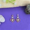 Western Short Earring With Rose Gold Plating Rhodium Plating Gold Plating
