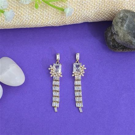 Western Short Earring With Rose Gold Plating Rhodium Plating Gold Plating