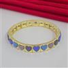 Western Stretchable Bracelet with Gold Plating