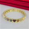 Western Stretchable Bracelet with Gold Plating