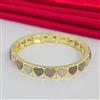 Western Stretchable Bracelet with Gold Plating