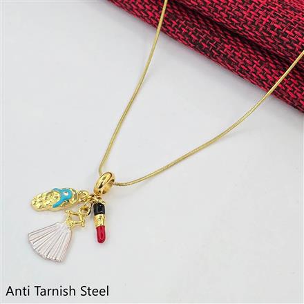 Western Anti Tarnish Steel Chain Pendant