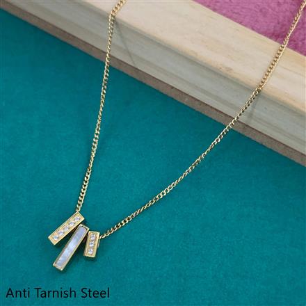 Western Mother Of Pearl Chain Pendant