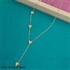 Western Plain Gold Chain Pendant