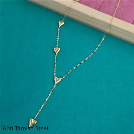 Western Plain Gold Chain Pendant