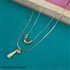 Western Plain Gold Chain Pendant