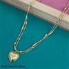 Western Plain Gold Chain Pendant