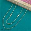 Western Plain Gold Chain Pendant