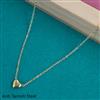 Western Plain Gold Chain Pendant