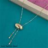 Western Plain Gold Chain Pendant