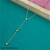 Western Plain Gold Chain Pendant