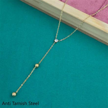 Western Plain Gold Chain Pendant