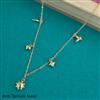 Western Plain Gold Chain Pendant