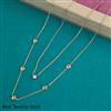 Western Plain Gold Chain Pendant