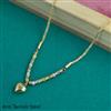 Western Plain Gold Chain Pendant