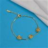 Western Plain Gold Bracelet