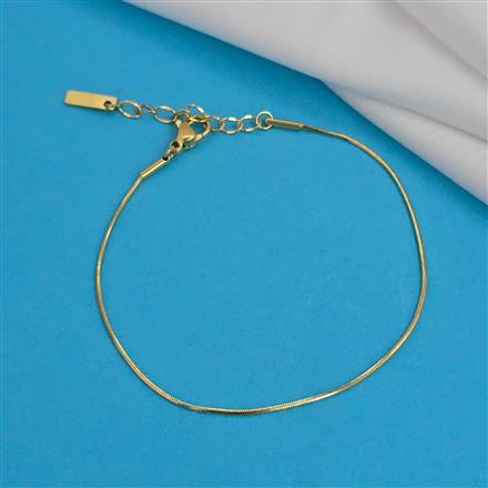 Western Plain Gold Bracelet